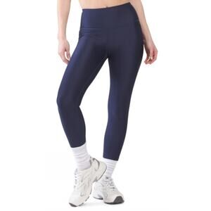 Under Armour tech heat gear high rise capri leggings navy blue size XSTall NWT